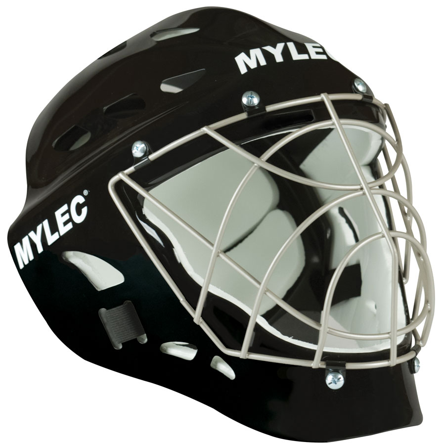  MyLec Pro Goalie Mask, Lightweight & Durable Youth Hockey Mask,  High-Impact Plastic, Hockey Helmet with Ventilation Holes & Adjustable  Elastic Straps, Secure Fit, Modern Hockey Gifts (Black,Medium) : Field  Hockey